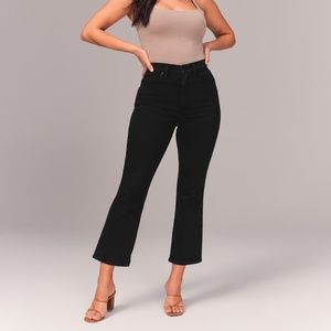 Abercrombie Curve Love High Rise Kick Flare Jeans